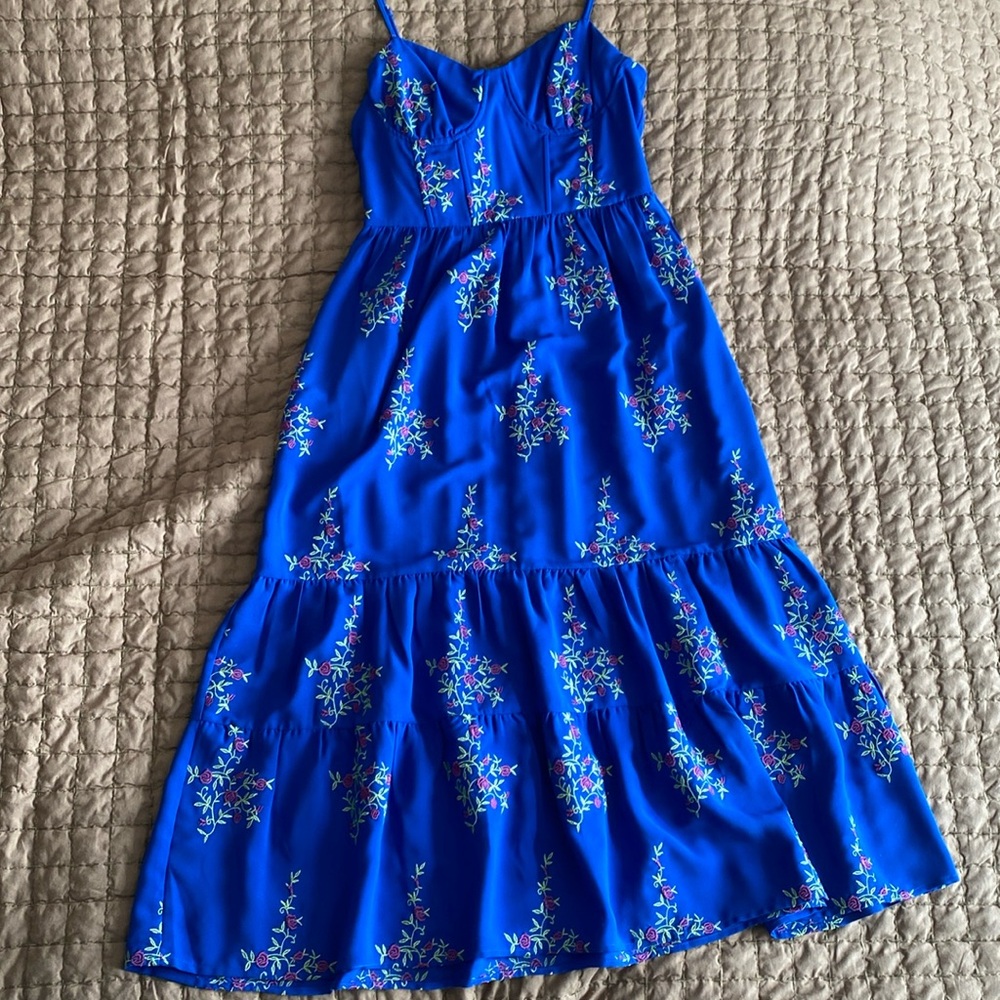 Blue dress